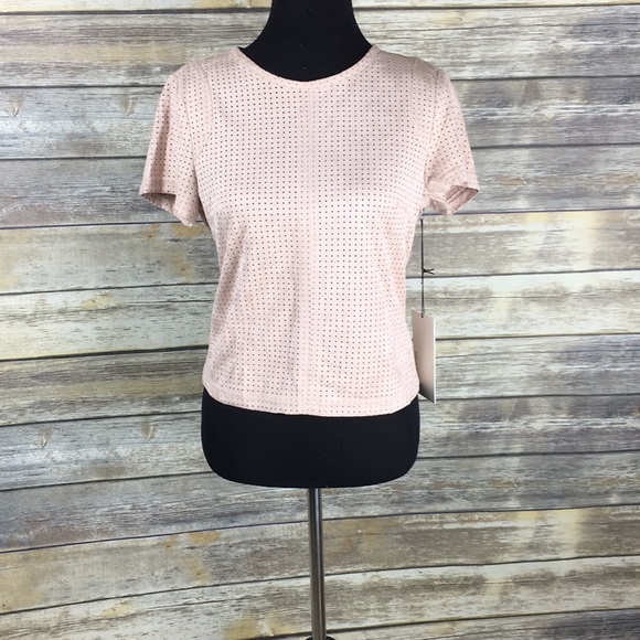 🆕 Suede Perforated Boxy Top - Picture 3 of 3